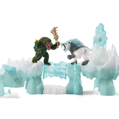 Набор игрушечный Нападение на ледяную крепость Schleich