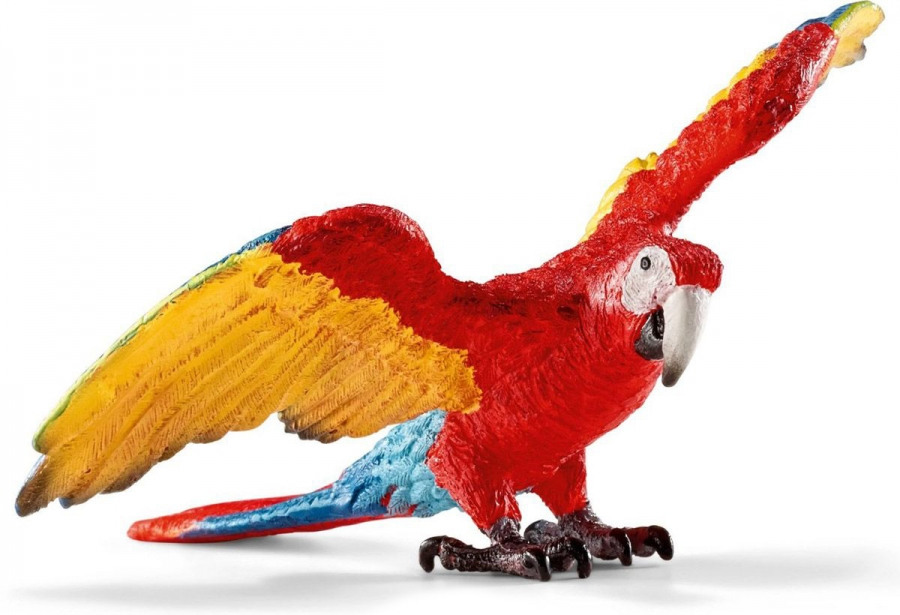 Попугай ара красный фигурка Schleich